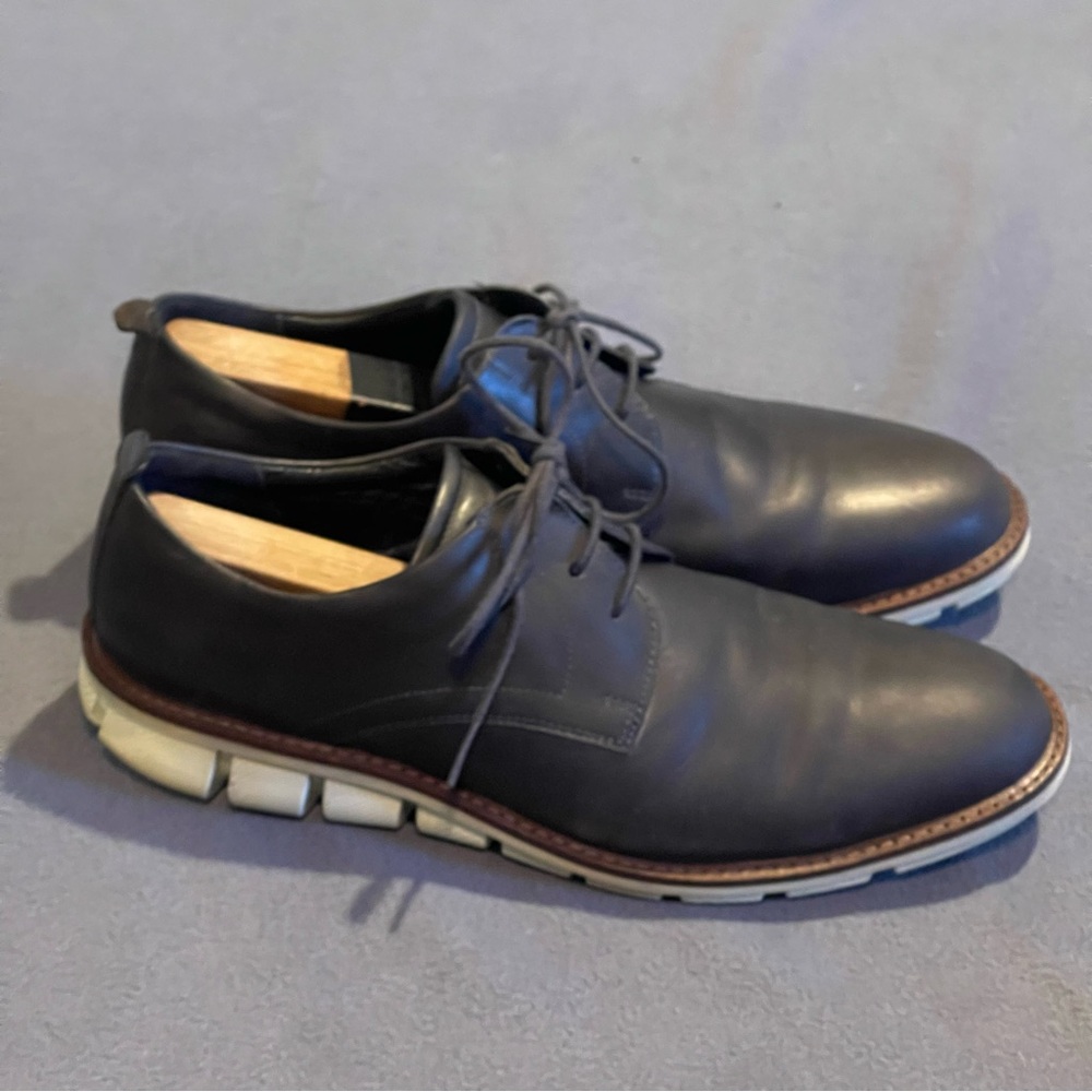 Ecco shoes mens size 44 US 11 pre-owned condition brown - Picture 1 of 9